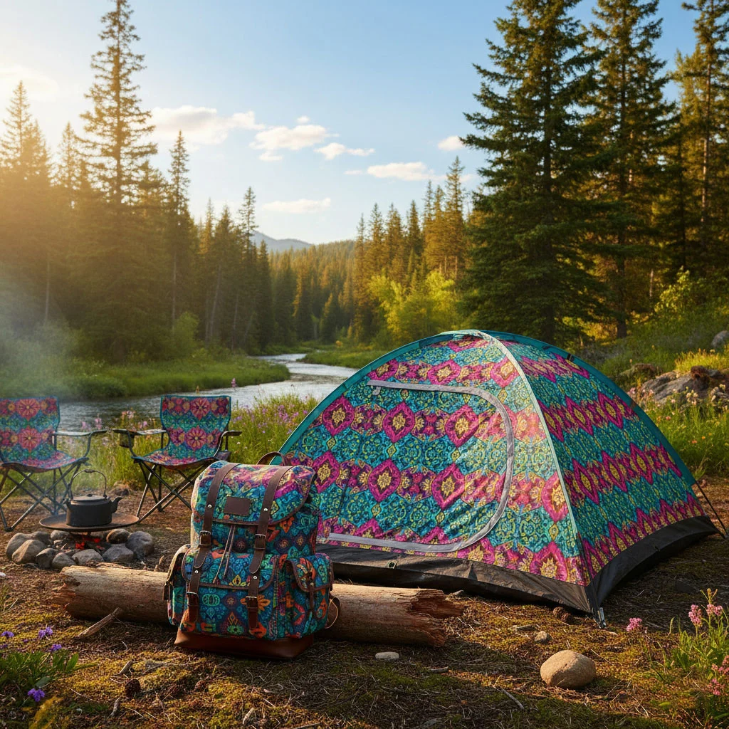 Polyester Printed Oxford Fabric