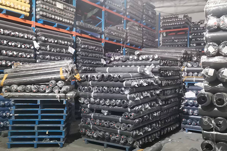 Automatic fabric rolling and packaging line