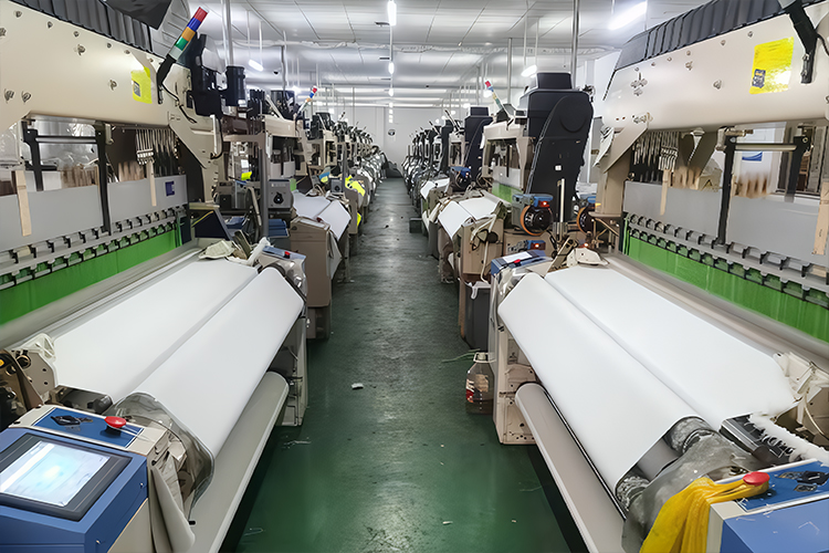 Production line overview at Nashe Textile facility