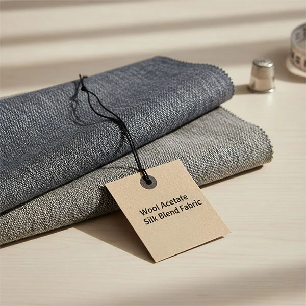 Yün Asetat İpək Qarışığı Parça